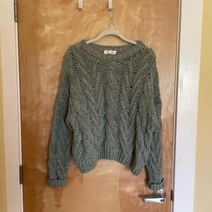 Open knit lightweight sweater